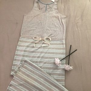 LOFT fitted maxi dress